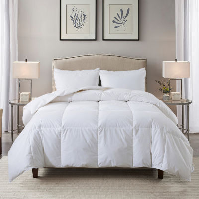 Royal Velvet Lightweight White Goose Nano Down And Feather Comforter