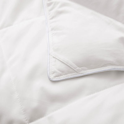 Peacenest Diamond Stitch Lightweight Microfiber White Goose Down And Feather Fiber Comforter