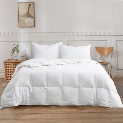 Peacenest Lightweight Microfiber White Goose Down And Feather Fiber Comforter