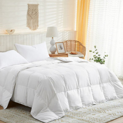 Peacenest Lightweight Microfiber White Goose Down And Feather Fiber Comforter