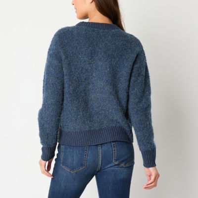 a.n.a Womens Crew Neck Long Sleeve Pullover Sweater