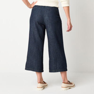 Liz Claiborne Mid Rise Cropped Pants