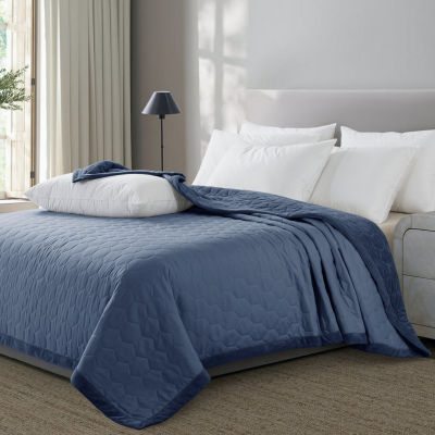 St. James home Reversible Mini Honeycomb Down Alternative Blanket