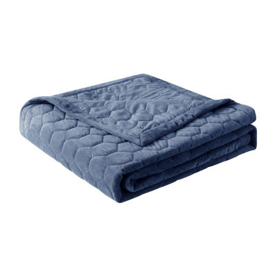 St. James home Reversible Mini Honeycomb Down Alternative Blanket