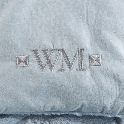 Wesley Mancini Cozy Jacquard Blanket