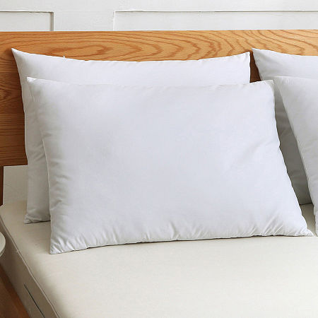 St. James Home 2 Pack Cotton Silver Nano Feather Pillow, One Size, White