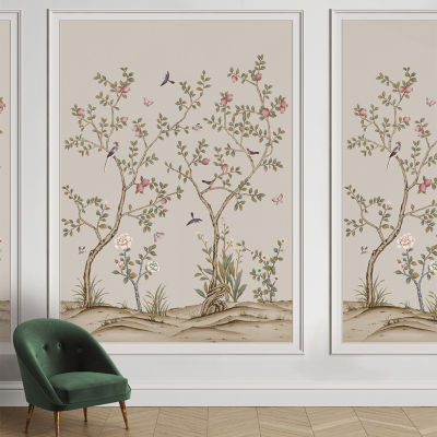 Tempaper Garden Pomegranate Mural Wallpaper