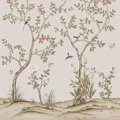 Tempaper Garden Pomegranate Mural Wallpaper