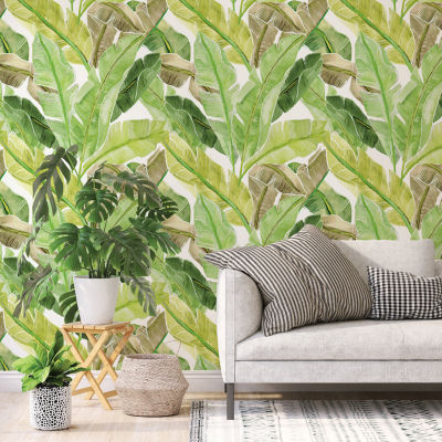 Tempaper Palm Leaves Mural Wallpaper