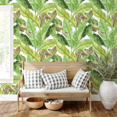 Tempaper Palm Leaves Mural Wallpaper