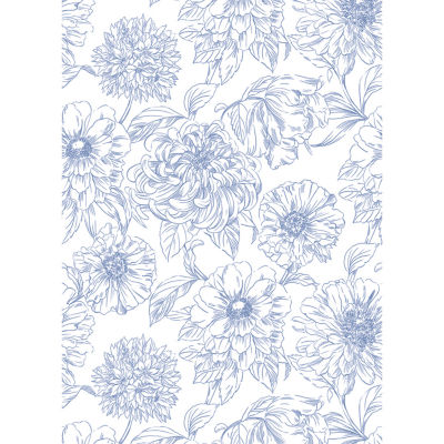 Tempaper Floral Blooms Mural Wallpaper