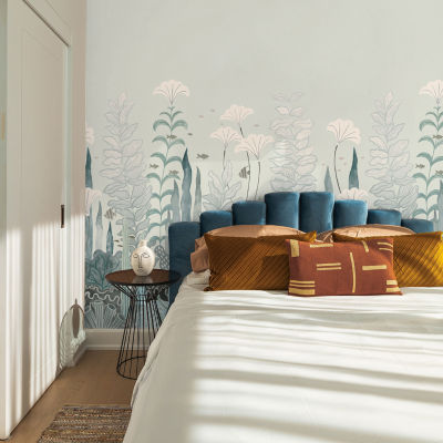 Tempaper Coral & Kelp Mural Wallpaper