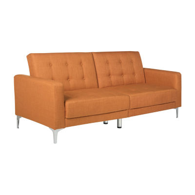 Safavieh Soho Tufted Convertible Sofa Track-Arm Reclining Sofa