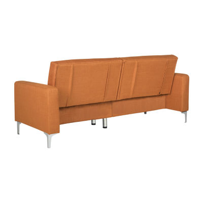 Safavieh Soho Tufted Convertible Sofa Track-Arm Reclining Sofa