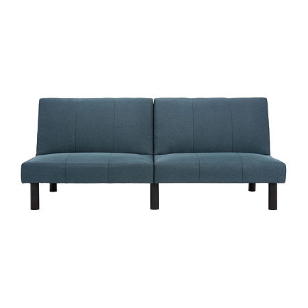 Astoria Convertible Track-Arm Reclining Sofa, One Size, Blue