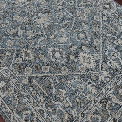 Amer Rugs Vermusia Medallion Hand Tufted Indoor Rectangular Accent Rug