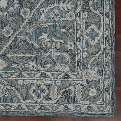 Amer Rugs Vermusia Medallion Hand Tufted Indoor Rectangular Accent Rug
