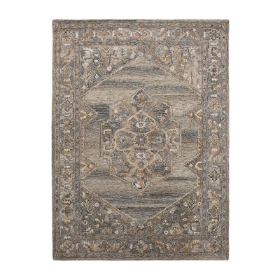 Amer Rugs Vermusia Hand Tufted Rectangular Rugs & Floor Coverings Indoor Medallion Accent Rugs