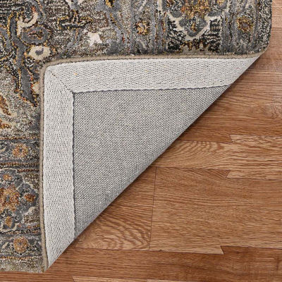 Amer Rugs Vermusia Medallion Hand Tufted Indoor Rectangular Accent Rug