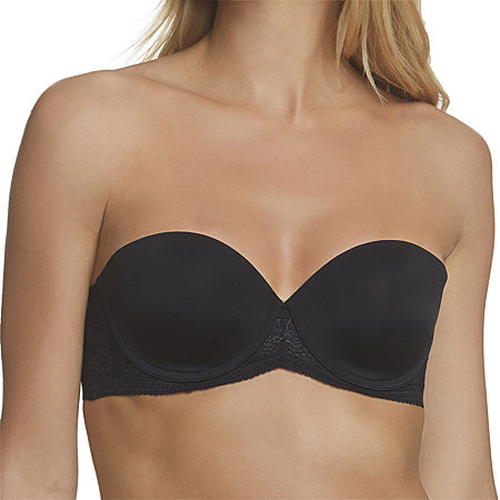 Dominique Tessa Range Womens Extra Firm Support Underwire Strapless Bra 7402, G, Black