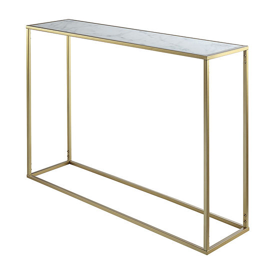 Gold Living Room Collection Console Table