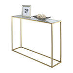 Gold Living Room Collection Console Table