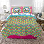 Dreamworks Trolls 2 Love The Beat Reversible Complete Bedding Set with Sheets