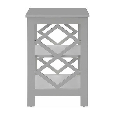 Diamond Living Room Collection Storage, One Size, Gray