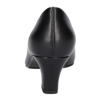 Easy Street Womens Ballari Round Stiletto Heel Pumps