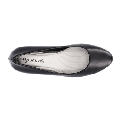 Easy Street Womens Ballari Round Stiletto Heel Pumps