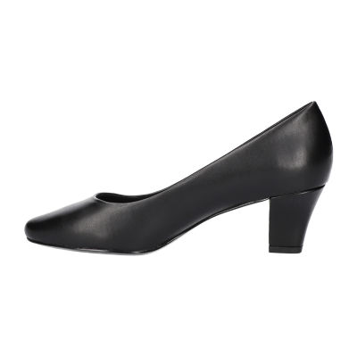 Easy Street Womens Ballari Round Stiletto Heel Pumps