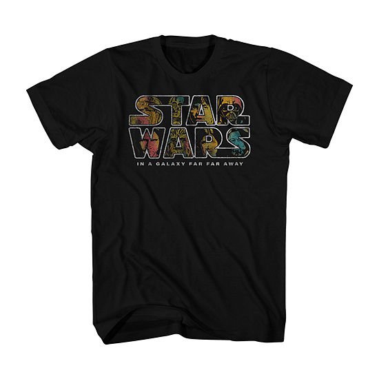 Big and Tall Mens Crew Neck Short Sleeve Regular Fit Star Wars Graphic ...
