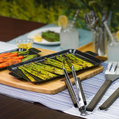 Charcoal Companion Porcelain 2-pc. Grilling Grid Set