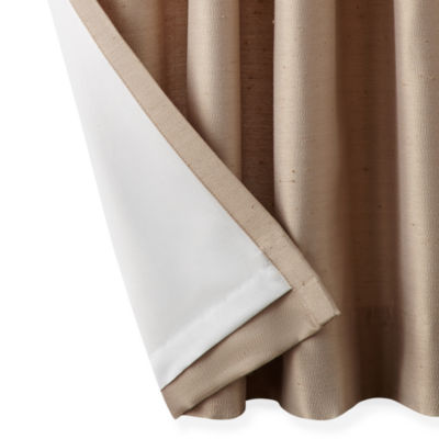 Liz Claiborne Supreme Pinch Pleat Back Tab Light-Filtering Single Curtain Panels