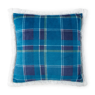 North Pole Trading Co. Plaid Square Throw Pillow