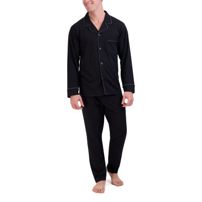 Hanes Mens Big Long Sleeve 2-pc. Pant Pajama Set