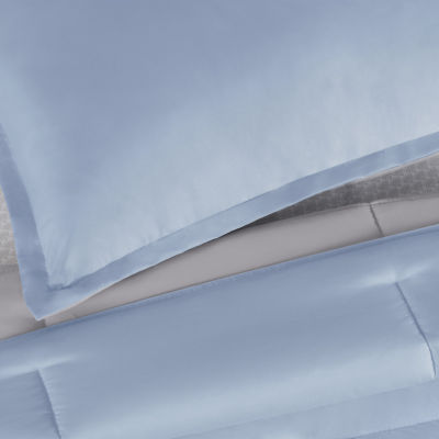 Serta Simply Clean™ Reversible Antimicrobial Treated Complete Bedding Set with Sheets