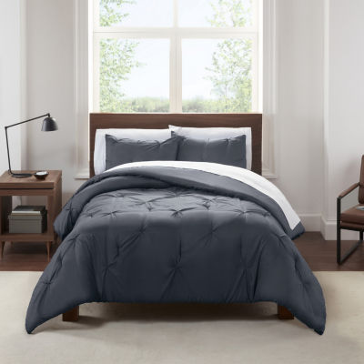 Serta Solid Midweight Comforter Set