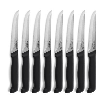 BergHOFF Essentials 8-Piece Stainless Steel Knife Concavo Block Set