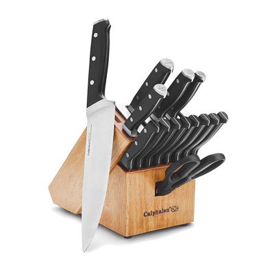 Calphalon Classic Antimicrobial 15pc. Cutlery Set, Color Black JCPenney