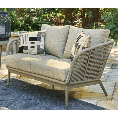 Signature Design by Ashley Swiss Valley Patio Loveseat
