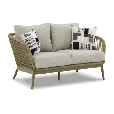 Signature Design by Ashley Swiss Valley Patio Loveseat