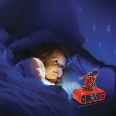 Lexibook Miraculous Light Character Radio Alarm Clock