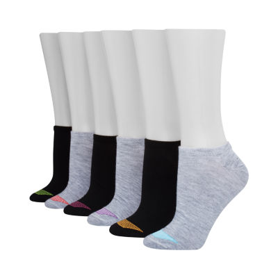 Hanes Ultimate Soft And Lightweight 6 Pair Plus Tall No Show Socks Womens