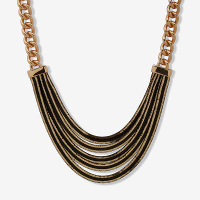 Worthington Womens 16 Inch Collar Necklace