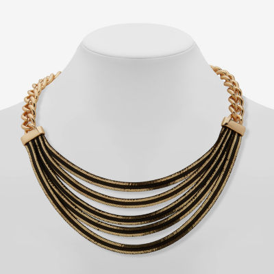 Worthington Womens 16 Inch Collar Necklace
