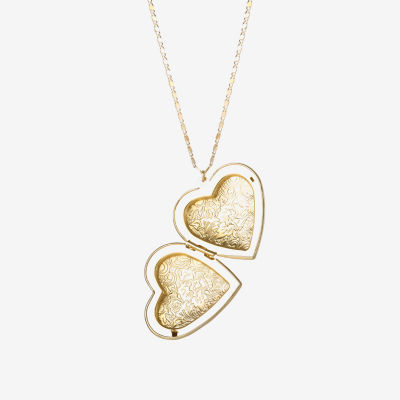 JS Jessica Simpson Womens 18 Inch Locket Necklace