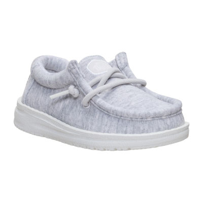 HEYDUDE Wally Stretch Jersey Toddler Boys Round Closed Toe Slip-On Shoe