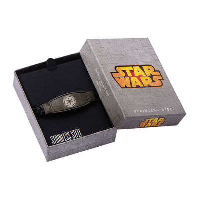 Star Wars® Imperial Crest Mens Stainless Steel Bracelet