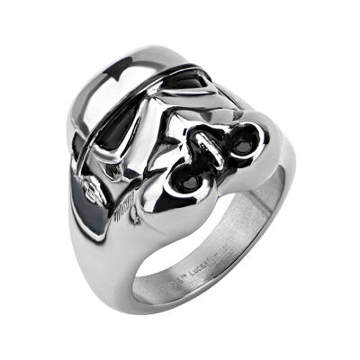 Star Wars® Stormtrooper Mens Stainless Steel Ring